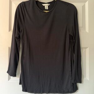 H&M Mama Nursing Tee, Black, Small